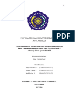 Proposal Program Kreativitas Mahasiswa