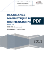 Resonance Magnetique Nucleaire Bidimensionnelle: RMN 2D