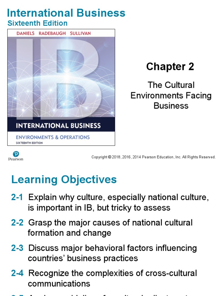 Cultural Environments in International Business | PDF | Social ...