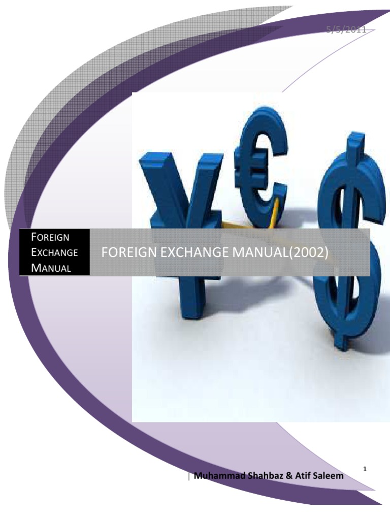 Foreign Exchange Manual Overview | PDF | Foreign Exchange Market | Payments