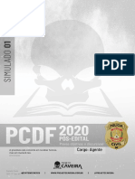 1º Simulado Completo - Agente PCDF - 2020 (Pós-Edital) - Projeto Caveira