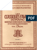 Lack Th Les Classiques Favoris Du Piano Volume 3