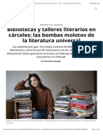 Libros en cárceles: puerta a la libertad