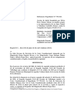 Sentencia T-181/21: Integrada Por La Magistrada Gloria Stella Ortiz Delgado y El Magistrado Antonio José Lizarazo Ocampo