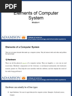 3 Elements of Computer System