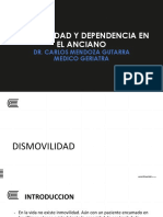 Dismovilidad y dependencia en el anciano: factores, diagnóstico y prevención