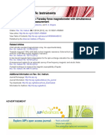 Fast Sweep-Rate Plastic Faraday Force Magnetometer With Simultaneous Sample Temperature Measurement