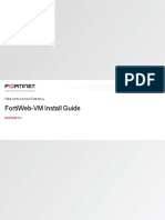 Fortiweb-Vm Install Guide: Eb Pplication Irewall