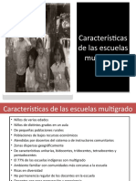 Caracteristicas de La Escuela Multigrado