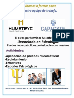 Promo Practicas Profesionales Humetryc Capacyte