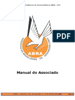 Manual do Associado ABRA traz regras de segurança
