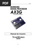 Manual Korg AX3G