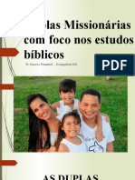 Duplas Com o Foco em Estudos Biblicos