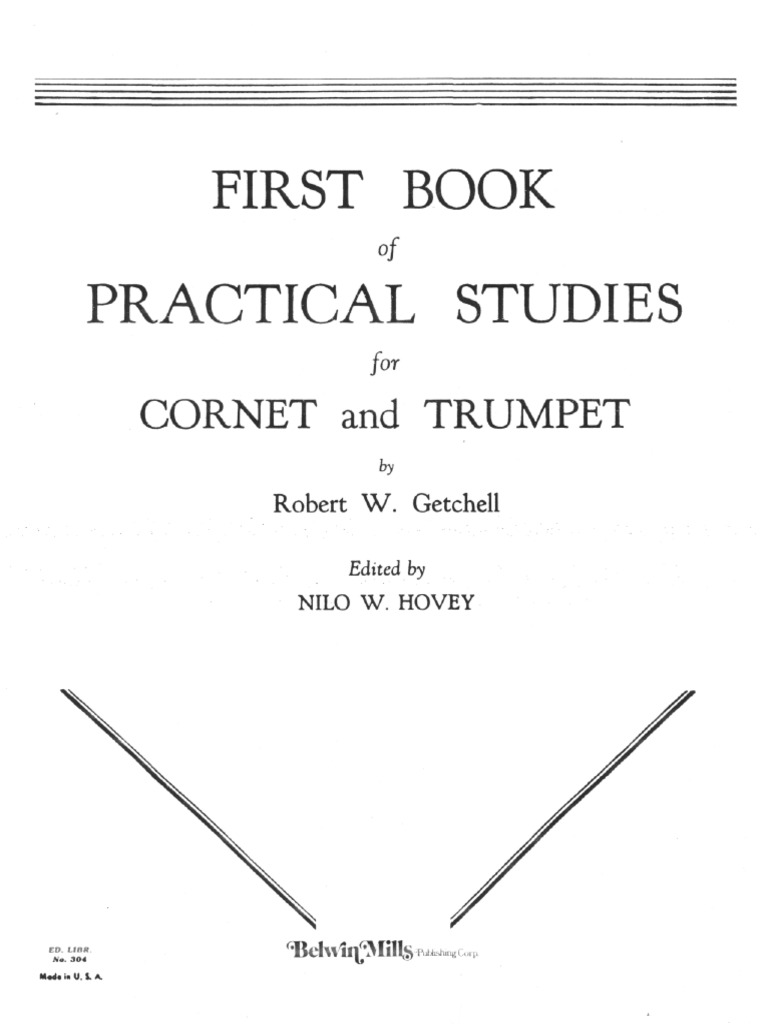 First Book Practical Studies and Trumpet PDF Tempo