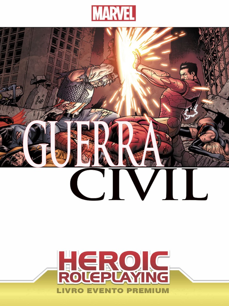 Cortex Plus - Marvel Heroic Roleplay - Guerra Civil Premium, PDF, Marvel  Comics Characters