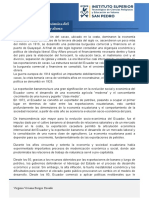 Realidad Socioeconómica Del Ecuador Antes y Ahora