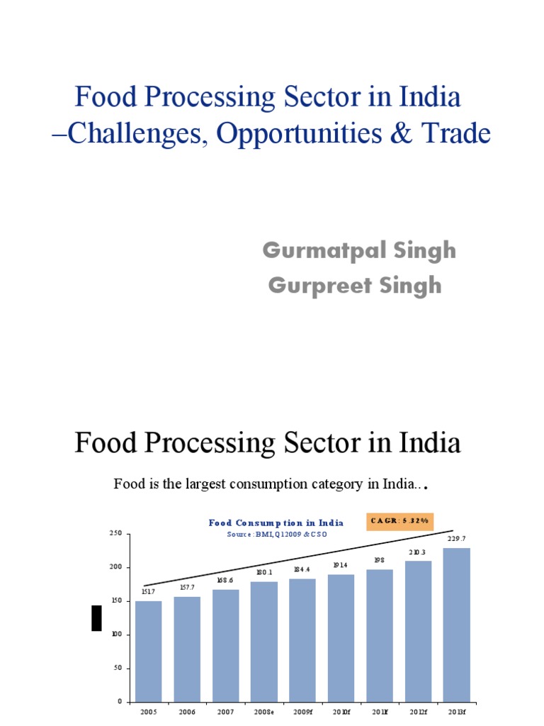 Food Processing Sector In India 03 Pdf Foods Vegetables