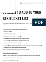 Dominantpolarity 50 Ideas To Add To Your Sex Bucket List