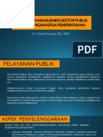 Penerapan Manajemen Sektor Publik Di Lingkungan Kerja Pemerintahan