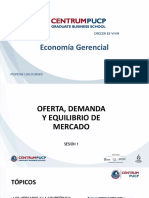 Economía Gerencial: Oferta, Demanda y Equilibrio de Mercado