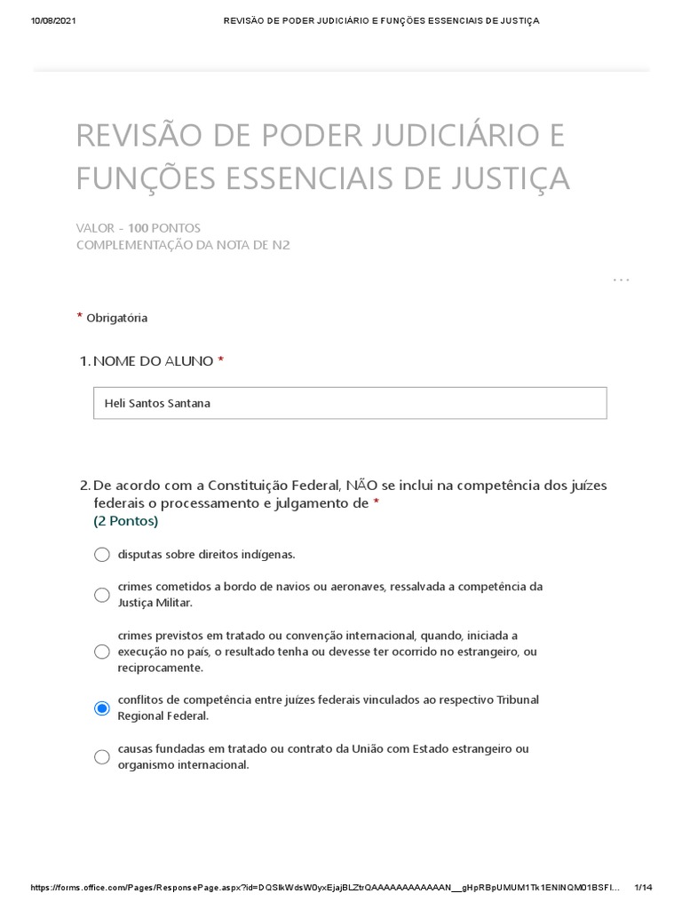 Funções Essenciais da Justiça e Judiciário | PDF | Juiz | Lei ...