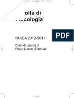 Guida Corsi Di Laurea Triennale 2012 - 2013