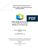 Makalah IFRS 1 - 2011070731 - Hendra Oktavian Nugroho Full