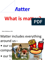 What Is Matter?