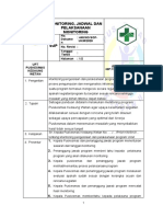 Sop Monitoring, Jadwal Dan Pelaksanaan Monitoring