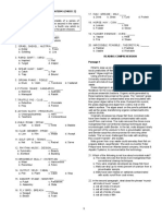 Nmat Verbal Ability Simulations (Mock 2) Section 1. Analogies DIRECTIONS: Each Item Below Consists of A Series of