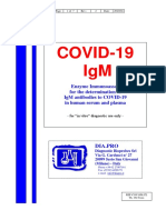 COVID-19 IgM ELISA Test Kit Instructions