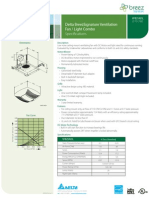 Delta BreezSignature VFB25ADL SpecSheet