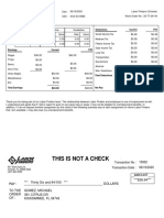 This Is Not A Check: Deductions Current YTD