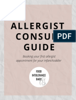 Allergist Consult Guide: Booking Your First Allergist Appointment For Your Infant/toddler
