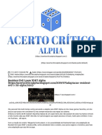 Resident Evil 1 para 3D&T Alpha - Acerto Crítico Alpha