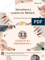 Literatura mexicana desde la época prehispánica