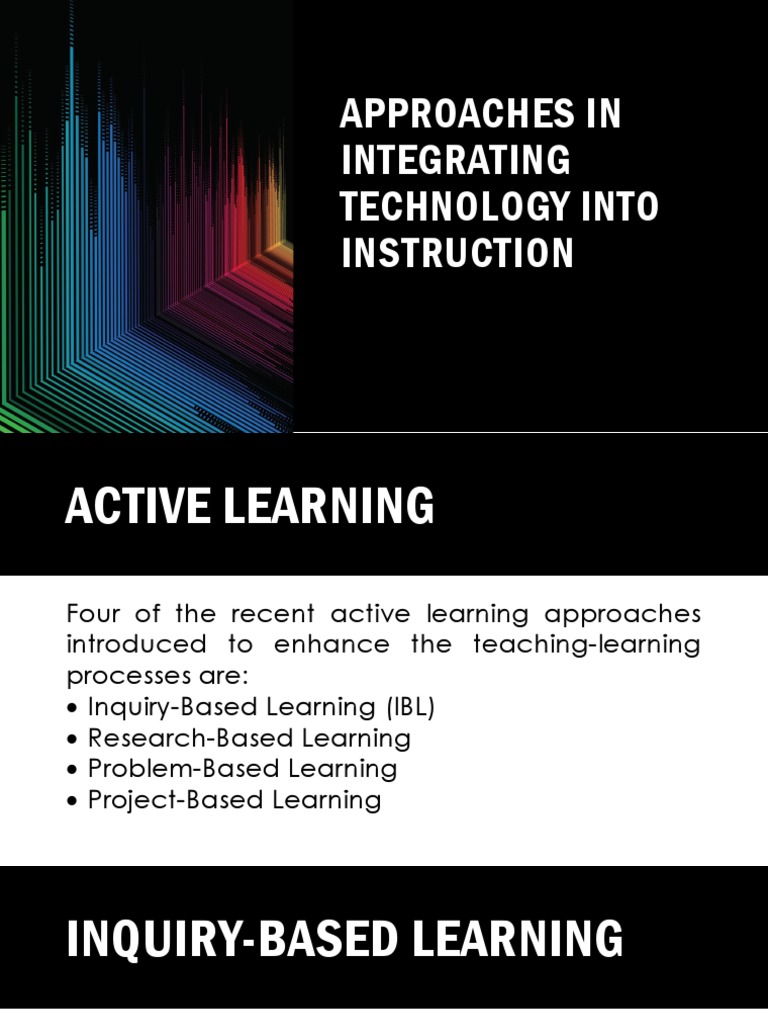 Integrating PBL in Active Learning | PDF | Project Based Learning ...