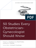 50 Studies Every Obstetrician-Gynecologist Should Know 1
