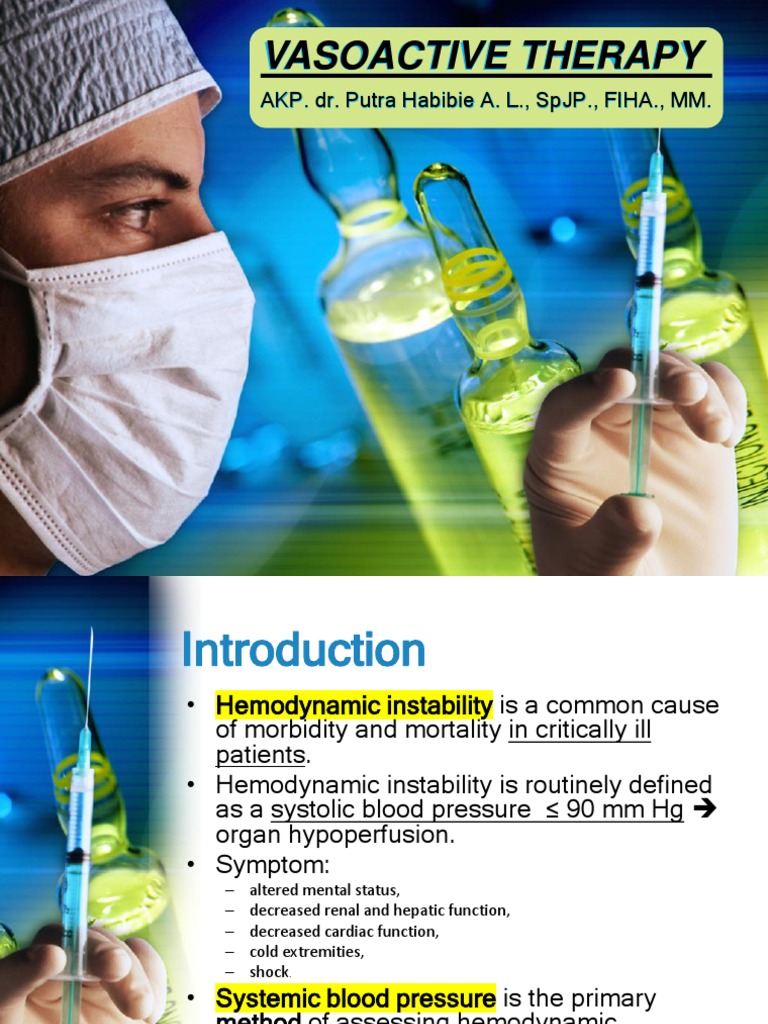 Vasoactive Therapy: Understanding Vasopressor and Inotropic Medication