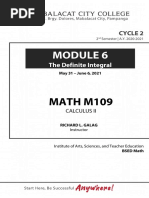 Mathm109-Calculus II - Module 6