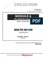 Mathm109-Calculus II - Module 6