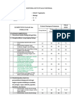 KKM - BIOLOGI - KelasX - SMT 1.