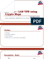 LAN - To - LAN VPN Using Crypto Maps: Khawar Butt
