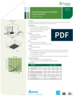 Delta BreezSignature VFB25AC SpecSheet