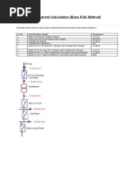 Short Circuit Current Calculation (Base KVA Method) : S. No. Specification Details Parameters