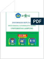 Informasi Seputar Muktamar Ke-34 Di Universitas Lampung