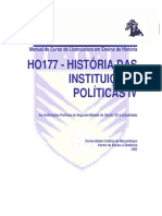 Historia Das Instituicoes Politicas IV