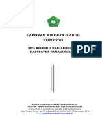Laporan Kinerja (LKJ) 2021 MTSN 2 Banjarnegara