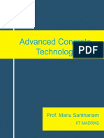 Advanced Concrete Technology - Manu Santhanam