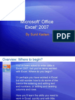 Microsoft Office Excel 2007: by Sunil Kadam